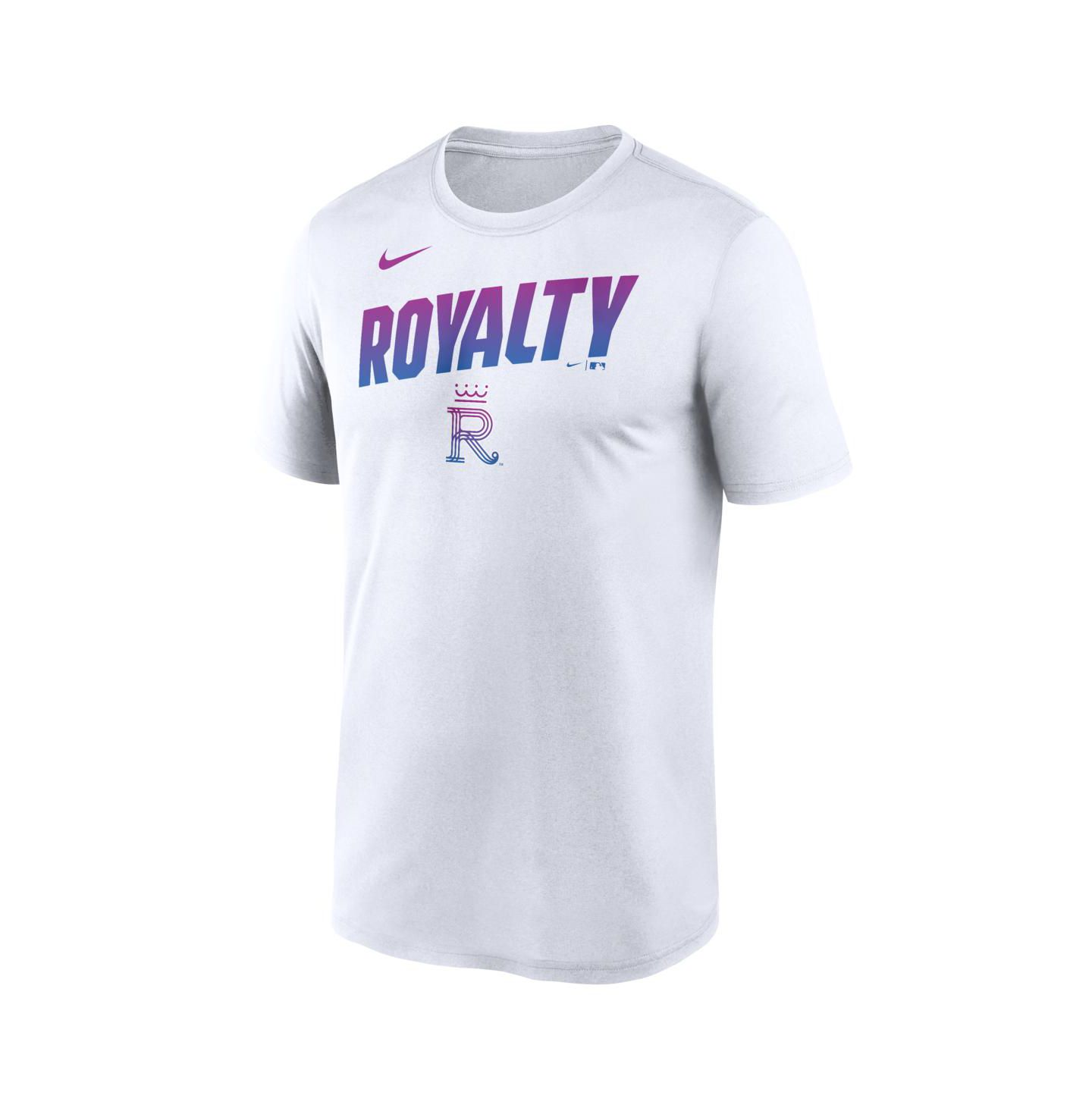 Мужская футболка Nike White Kansas City Royals 2026 City Connect Team Phrase Script Dri-FIT — фото 2