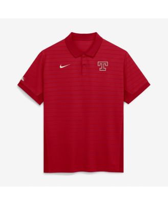 Men's Red Texas Rangers 2026 City Connect Authentic Collection Striped Victory Dri-FIT Polo Shirt