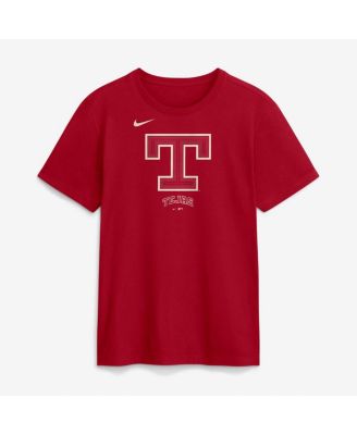 Men's Red Texas Rangers 2026 City Connect Large Logo T-Shirt