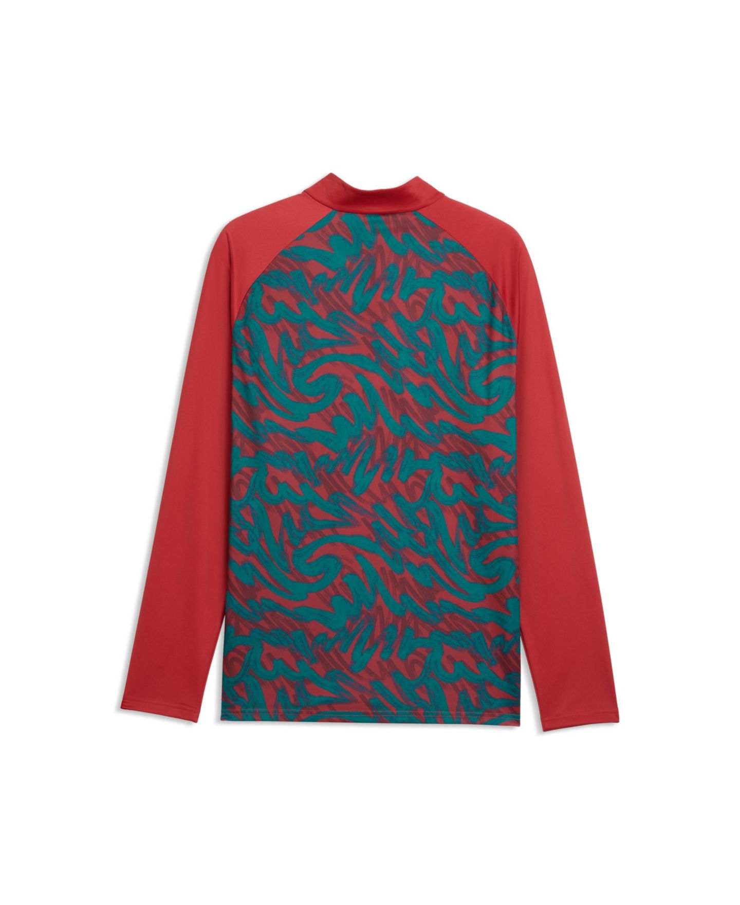 Мужская толстовка на молнии Puma Men's Red Portugal National Team Pre-Match Quarter-Zip — фото 5