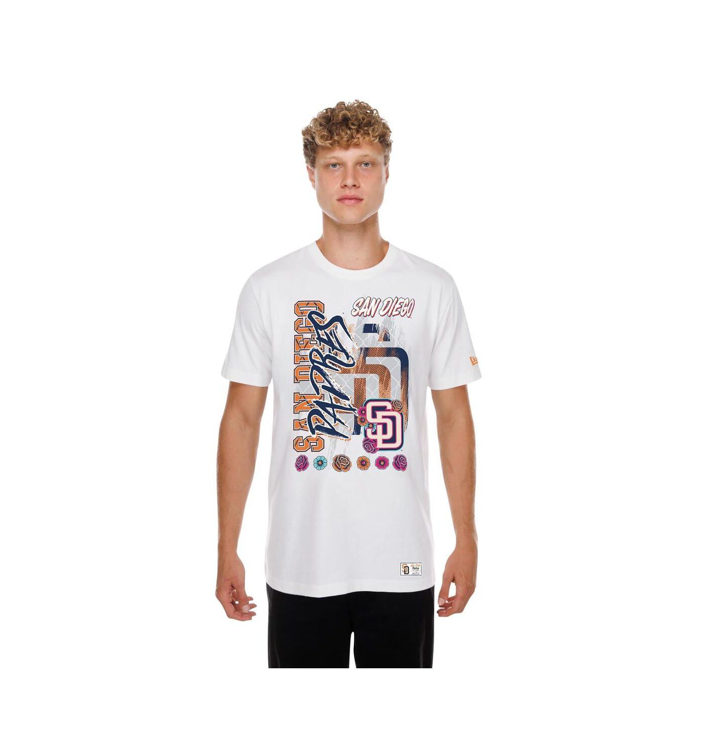 Мужская футболка New Era White San Diego Padres 2026 City Connect Photo Real — фото 1