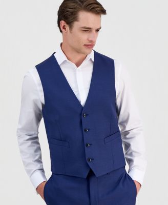Men's Slim-Fit Wool Infinite Stretch Suit Vest 