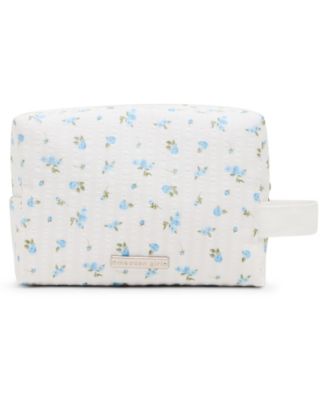 Eddiess Seersucker Mini Zipper Wallet 