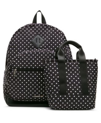 Lynx Nylon Dome Medium Backpack and Lunchbox Set