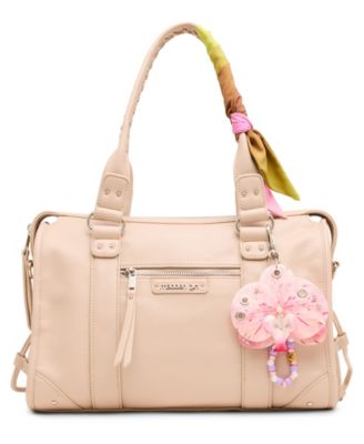 Vander Medium Scarf Detail Bowler Handbag