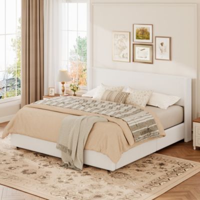 Lift Up Storage Bed, Modern Corduroy Upholstered Platform Bed Frame with Wingback Headboard, Gas Lift Hydraulic Storage, No Box Spring Needed