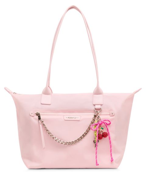 Женская сумка Madden Girl Spark Nylon Extra-Large Tote Handbag, цвет: Розовый