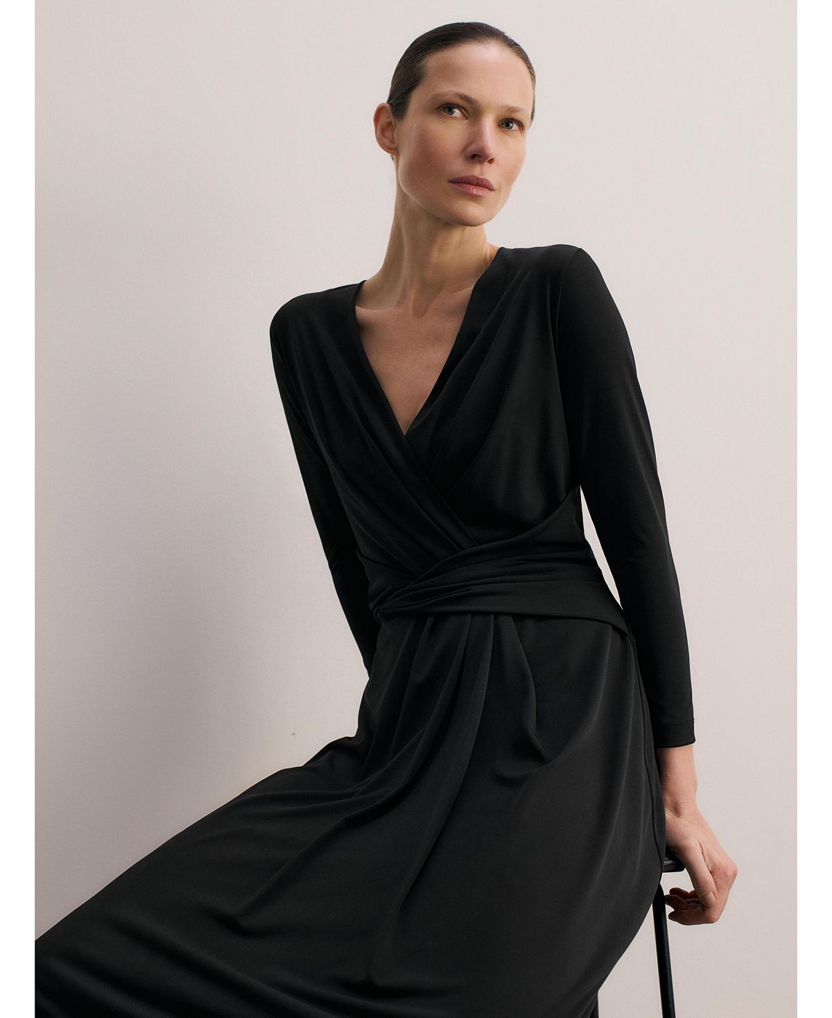 The Fold Women's Auletta Jersey Dress view 5 — MAYCSS fashion products