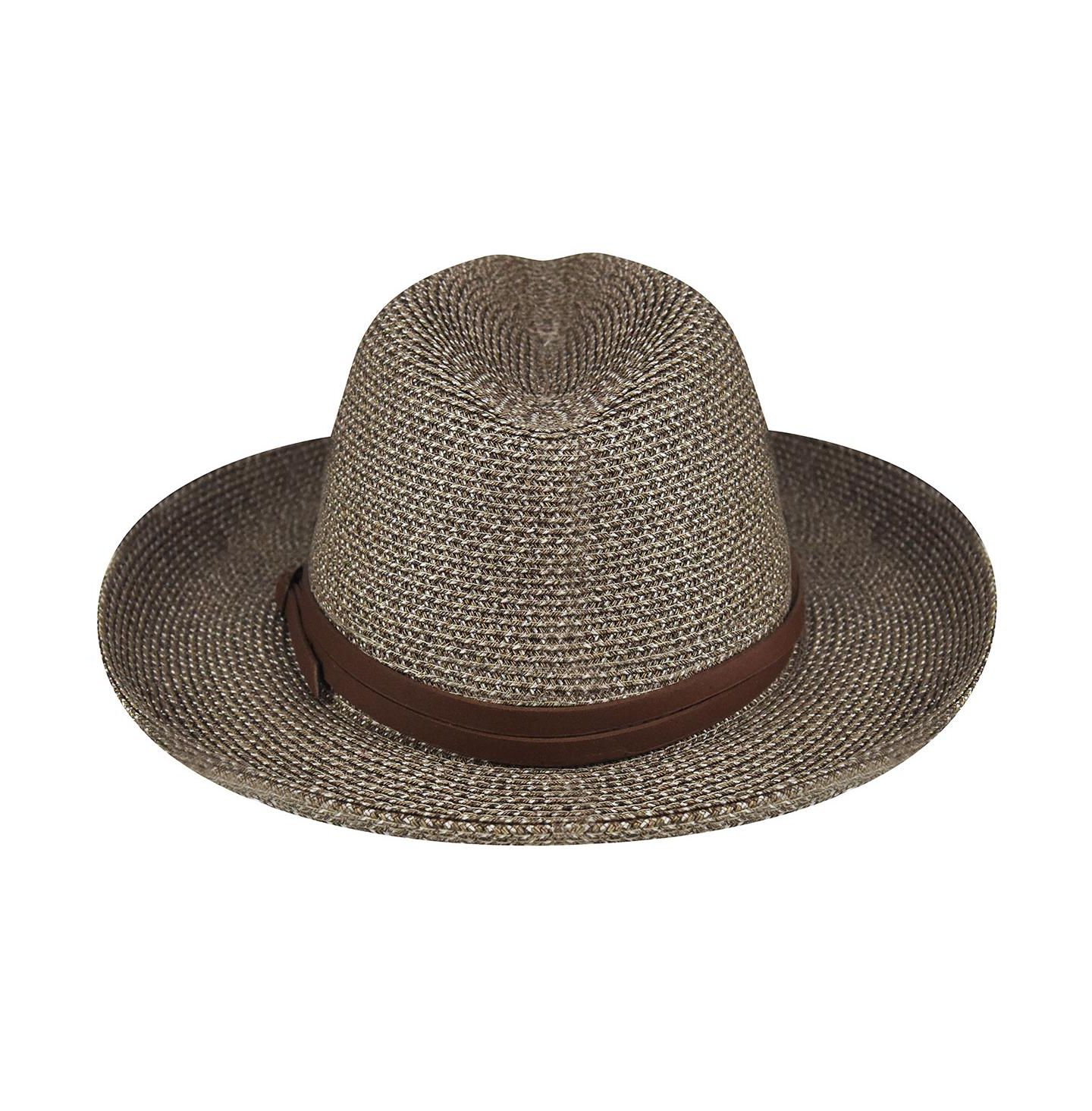 Мужские головные уборы Bailey 1922 Balans Roll Up Fedora, цвет: Серо-бежевый — фото 4