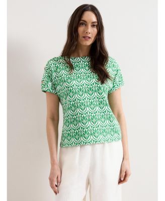 Women's Suzie Short Sleeve Boat Neck Top