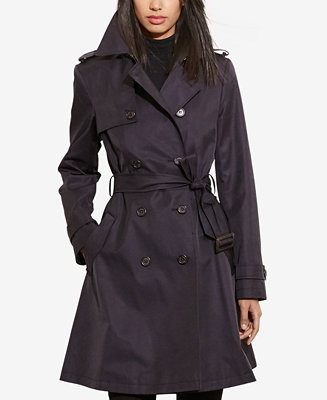 Lauren Ralph Lauren Belted Trench Coat & Reviews - Coats & Jackets ...