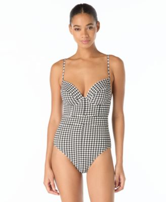 Michael Kors Women's Underwire One-Piece Swimsuit