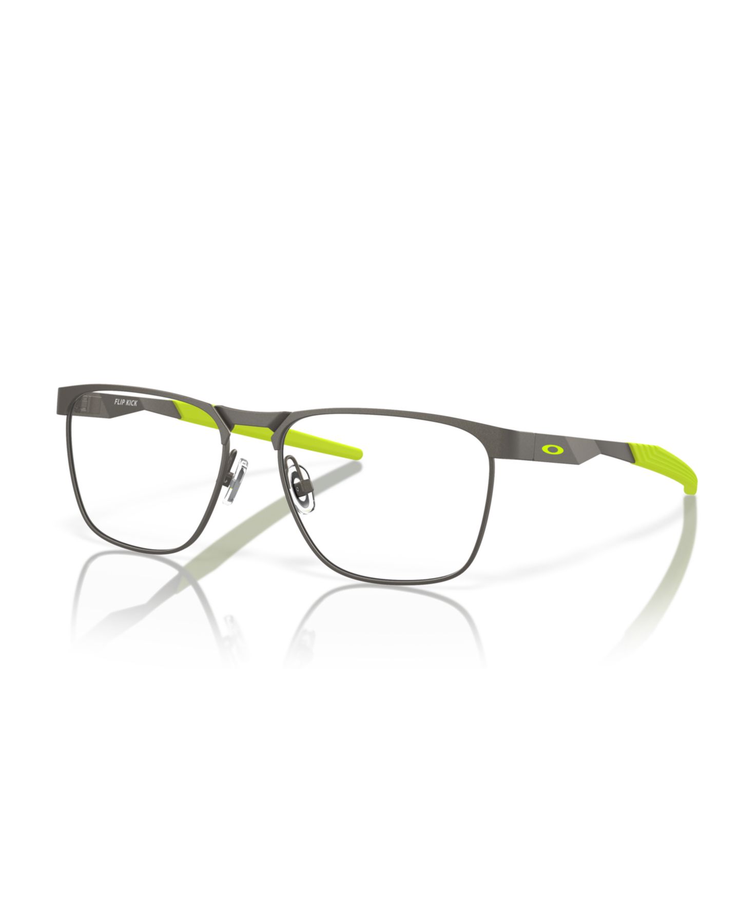 Женские очки Oakley Child Flip Kick Rectangle Youth Fit Eyeglasses, OY3003, цвет: Атласный — фото 1
