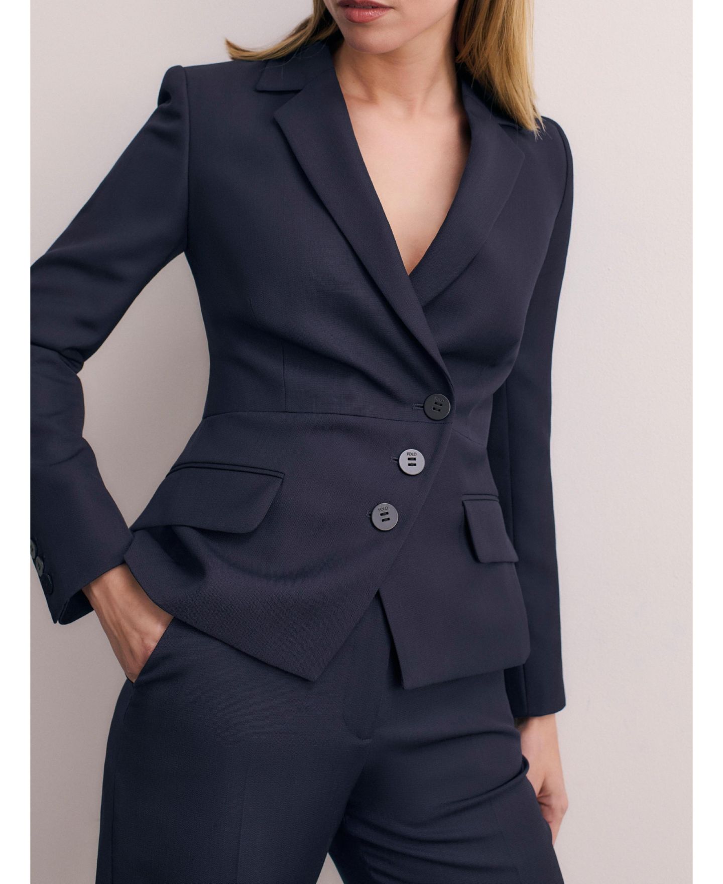 Женский пиджак The Fold Belmont Wool Blazer — фото 6