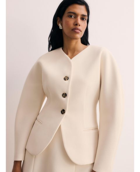 Женские куртки The Fold Women's Ravello Long Sleeve Tailored Jacket