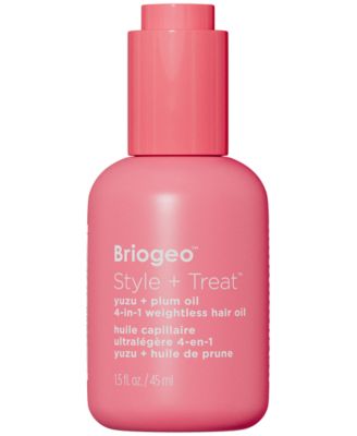 Style + Treat Yuzu + Plum Oil 4-in-1 Weightless Hair Oil, 1.5 oz.