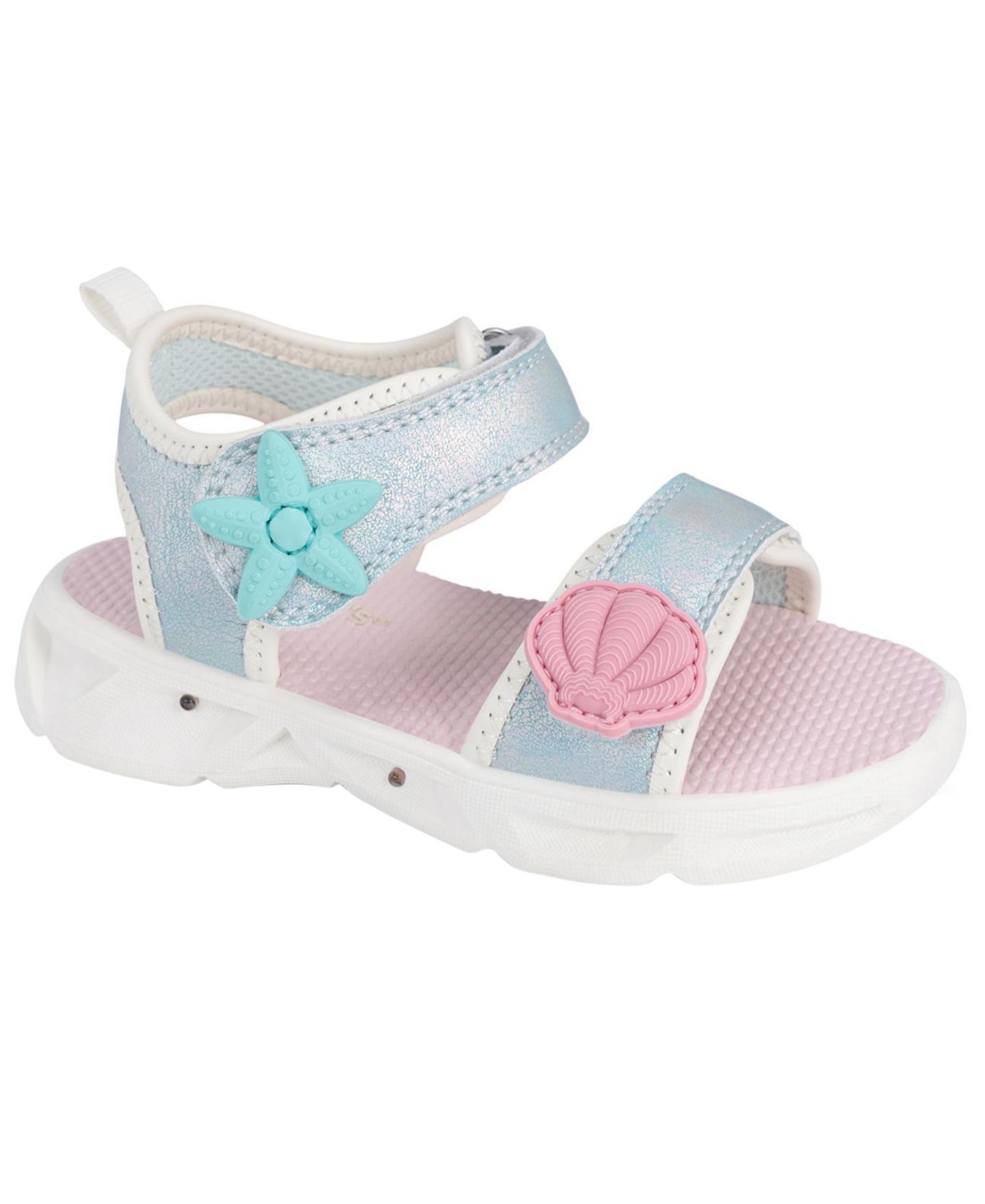 Сандалии Carter's Klio Sandals для девочек-малышей, цвет: Розовый / Синий — фото 1