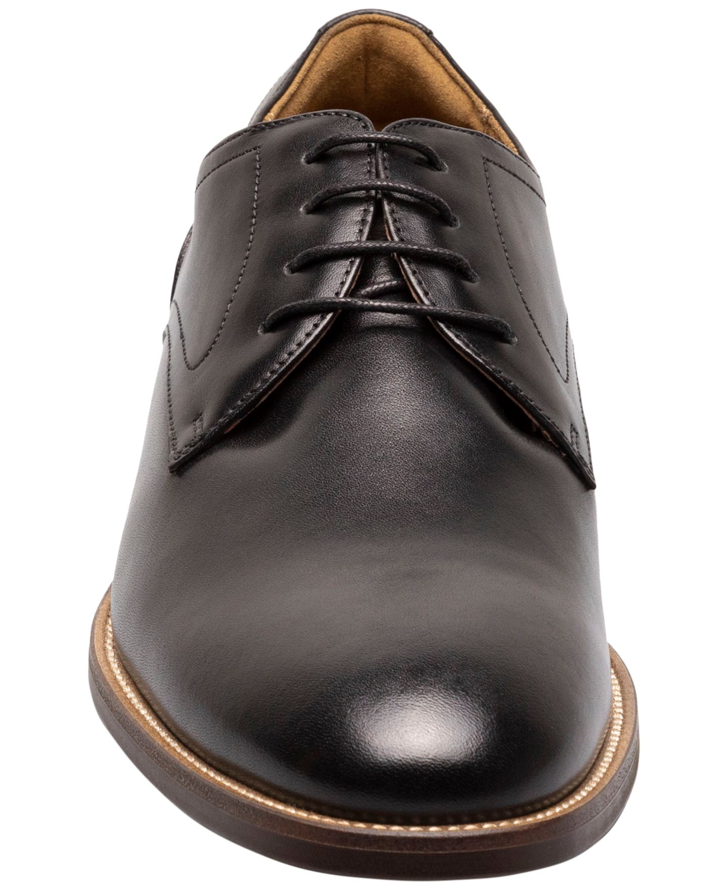 Мужские туфли Florsheim Ruvo Plain-Toe Oxford, цвет: Чёрный — фото 6