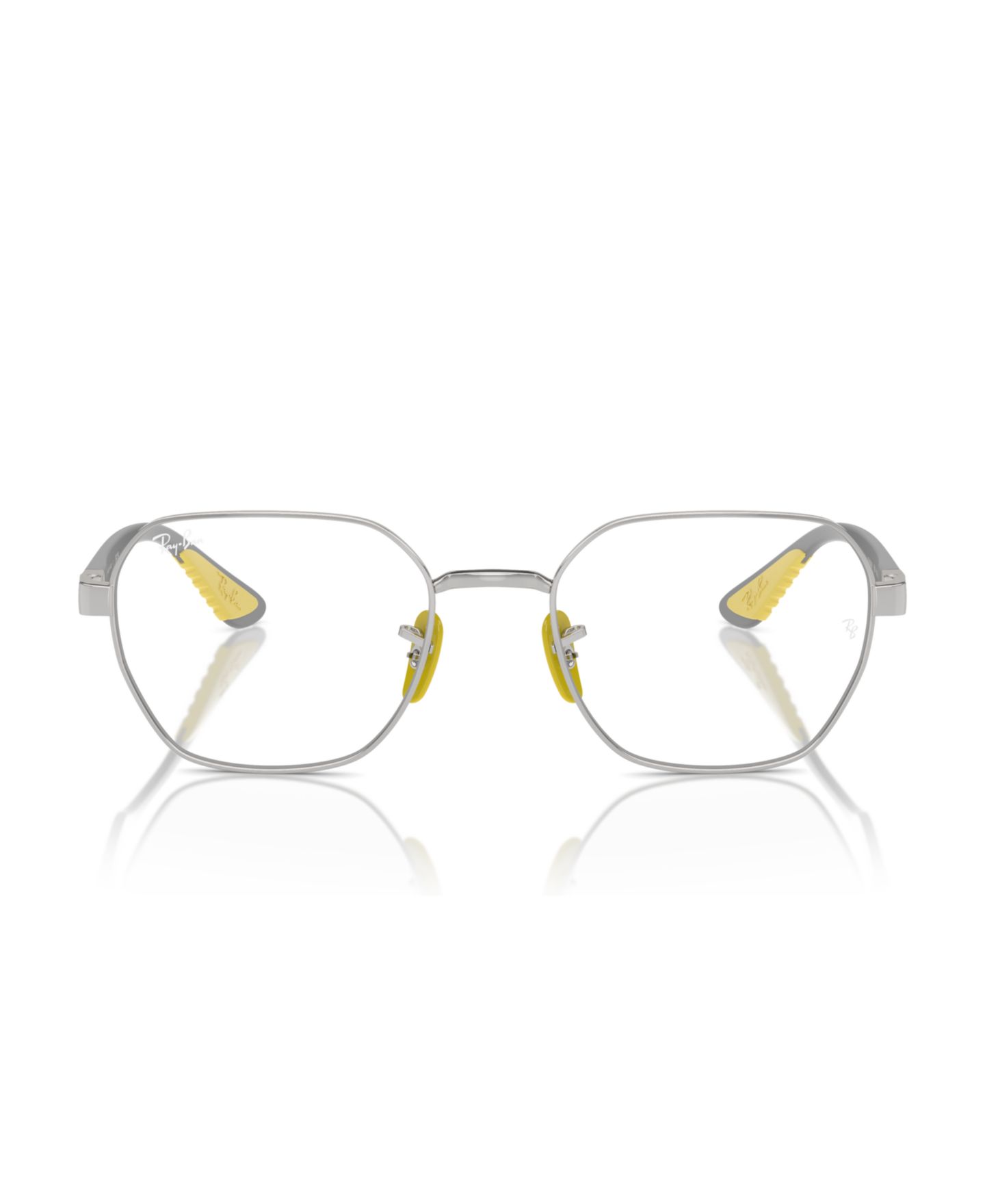 Очки Ray-Ban Irregular Unisex Eyeglasses, RB6594M, цвет: Серебряный — фото 2