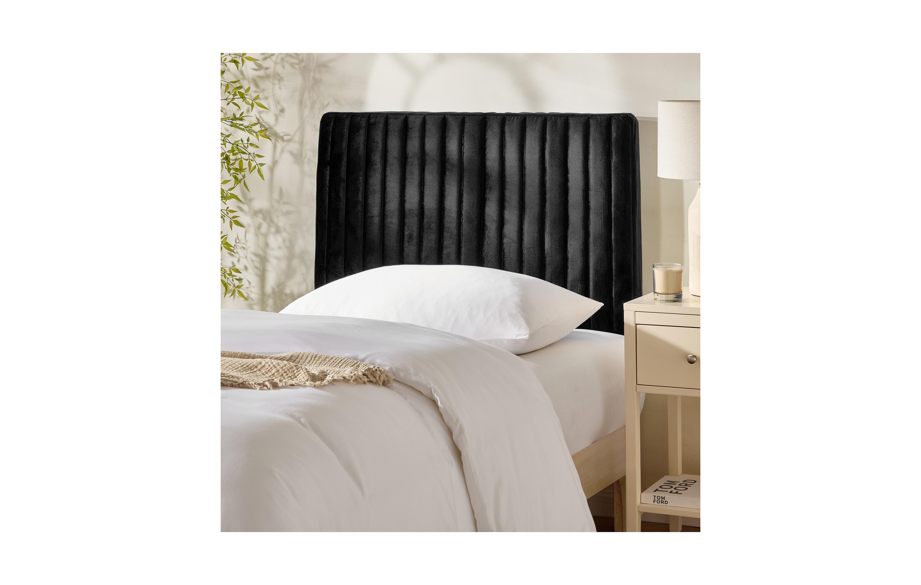 Nestl Velvet Headboard, wall mounted, peel and stick, easy assemble