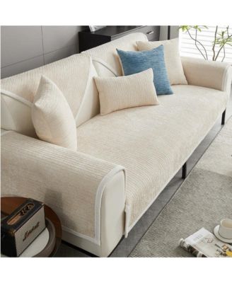 Striped Chenille Couch Cover, 35.4x70.9 inch