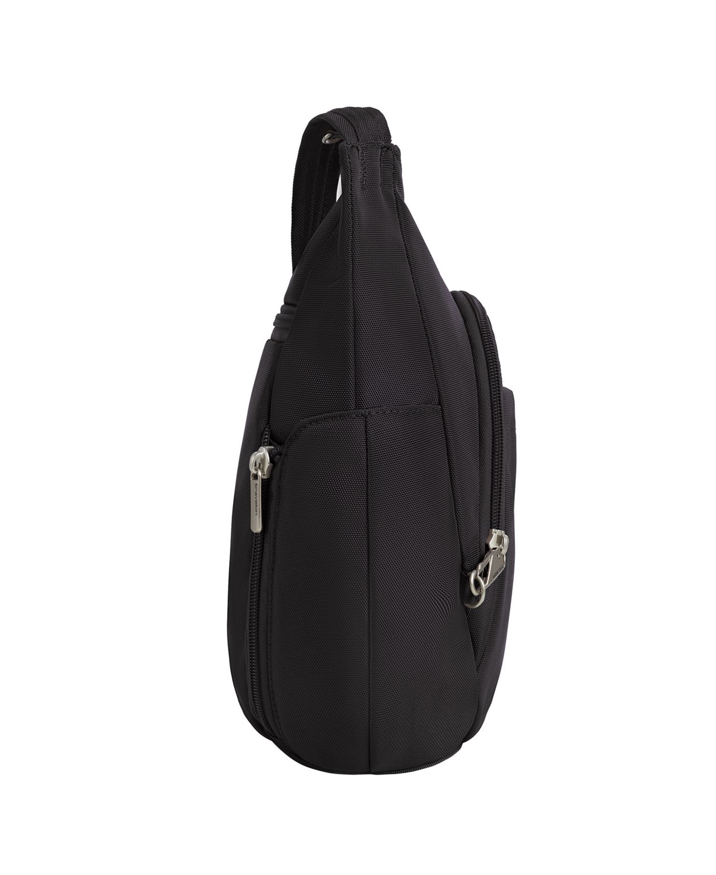 Женская сумка Travelon Anti-Theft Classic Crossbody Bucket, цвет: Чёрный — фото 7