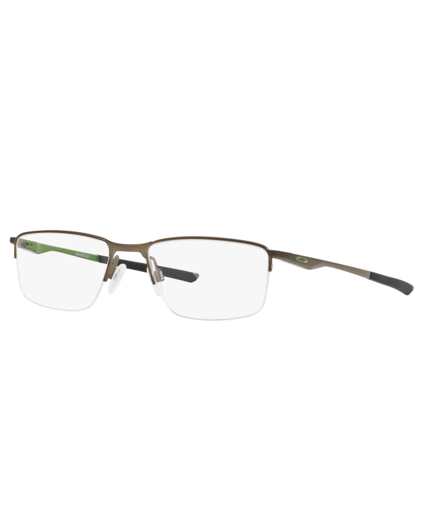 Мужские очки Oakley Rectangle Socket 5.5 Eyeglasses, OX3218, цвет: Атласный оловянный — фото 1