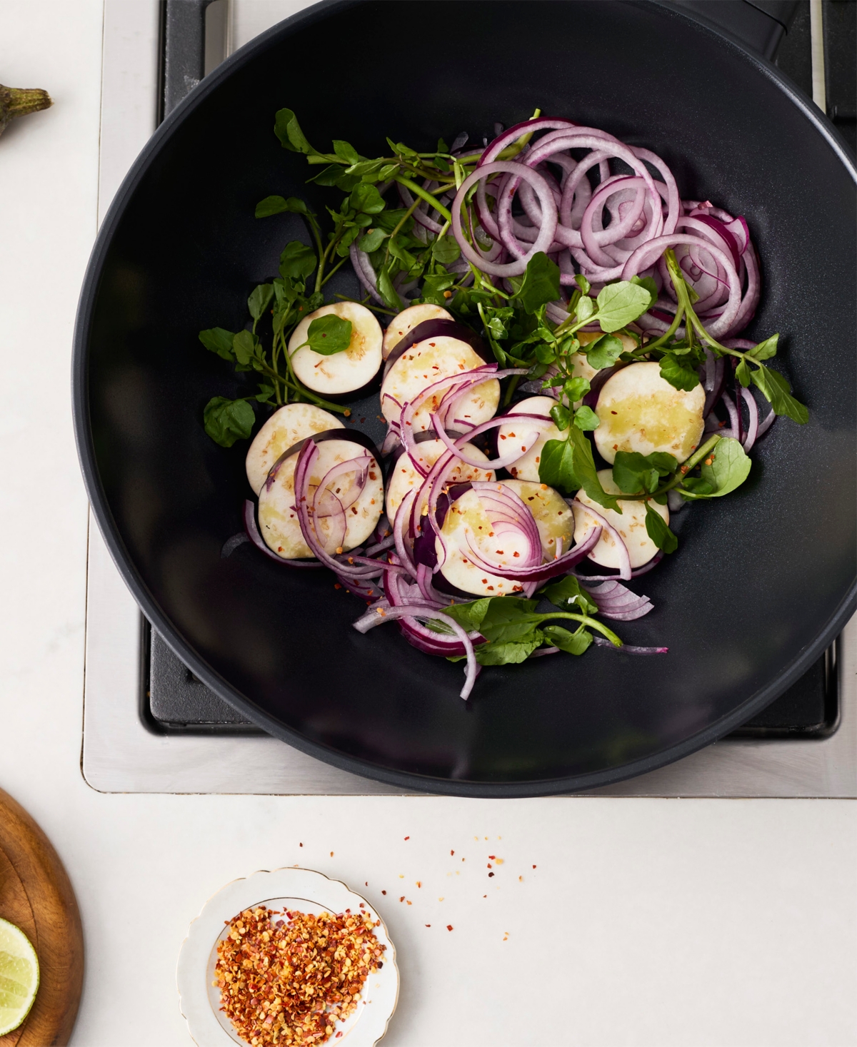 Zwilling Madura Plus Aluminum 3.5-Quart Stir Fry Pan