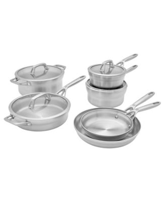 Motion Stainless Steel 10-Pc. Cookware Set