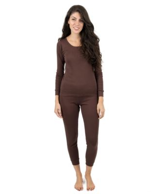 Women's Matching Family Two Piece Cotton Long Sleeve Shirt and Pants Solid Color Pajamas