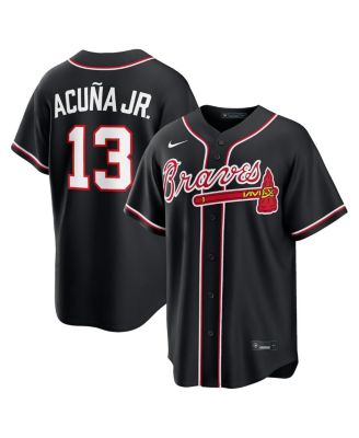 Nike Men's Ronald Acuña Jr. Black Atlanta Braves 2026 Replica