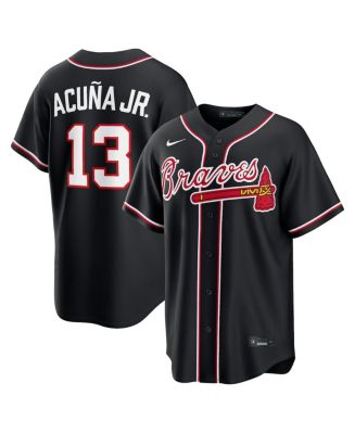 Nike Men's Ronald Acuña Jr. Black Atlanta Braves 2026 Replica