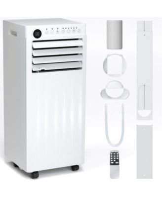8,000 BTU Portable AC, 4-in-1 with Timer and Remote