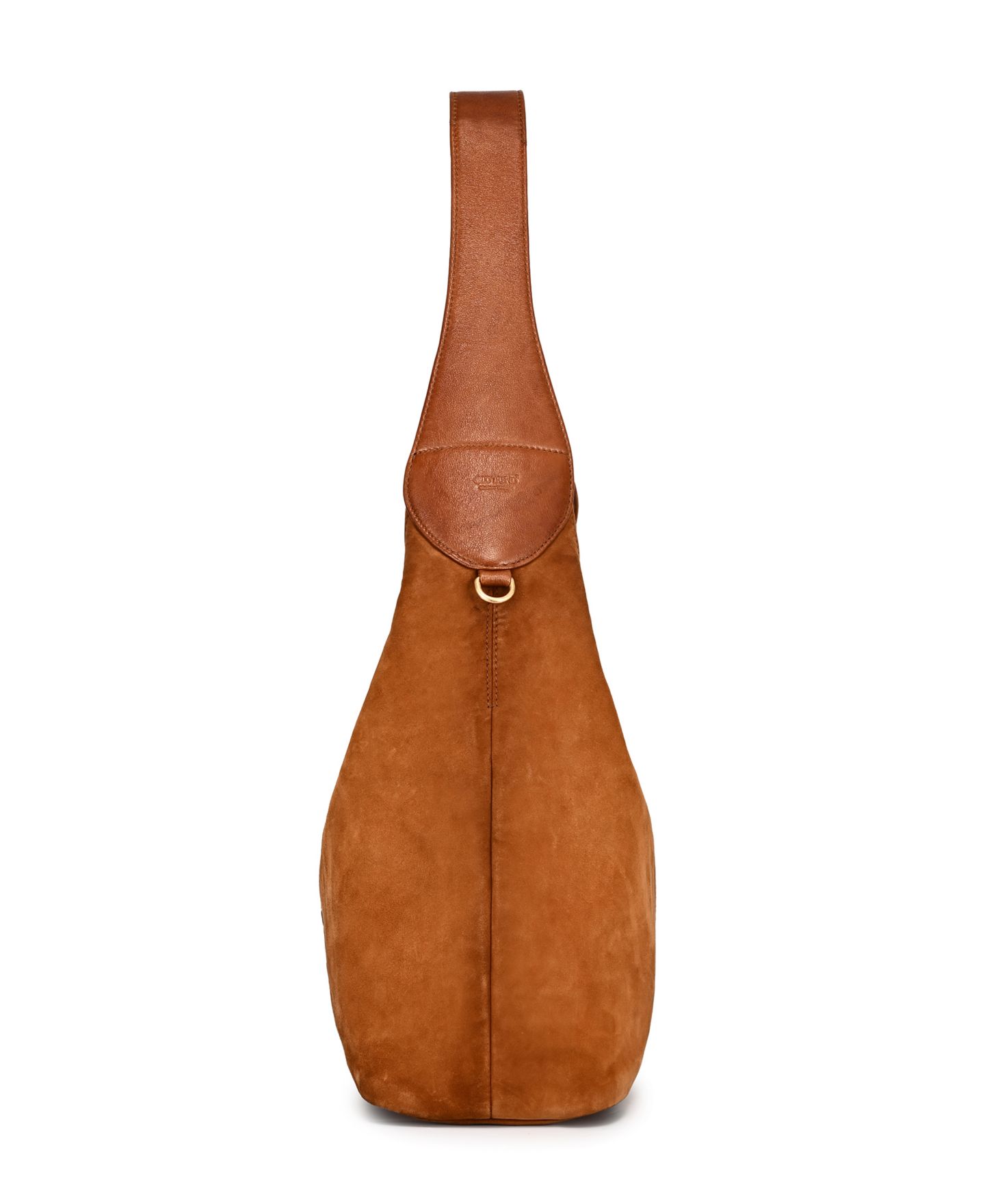 Женская сумка OLD TREND Hydrangea Medium Vintage Ombre Hobo Handbag, цвет: Коньячный коричневый — фото 6