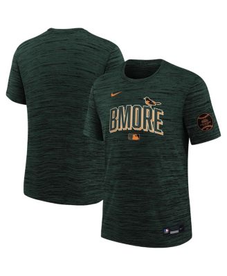 Big Boys and Girls Green Baltimore Orioles 2026 City Connect Authentic Collection Velocity Dri-FIT T-Shirt