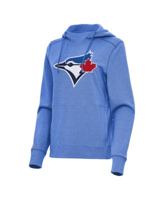 Women's Heather Powder Blue Toronto Blue Jays Justice Pullover Hoodie