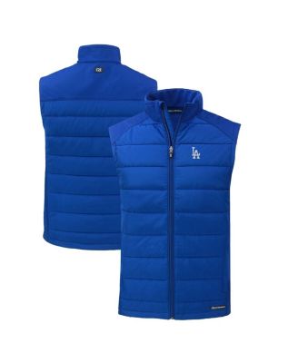 Men's Royal Los Angeles Dodgers Evoke Hybrid Eco Softshell Full-Zip Vest