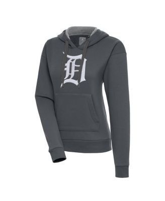 Women's Charcoal Detroit Tigers Victory Pullover Hoodie