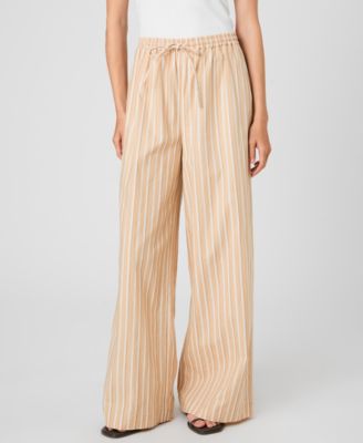 Women's Striped Drawstring Pants