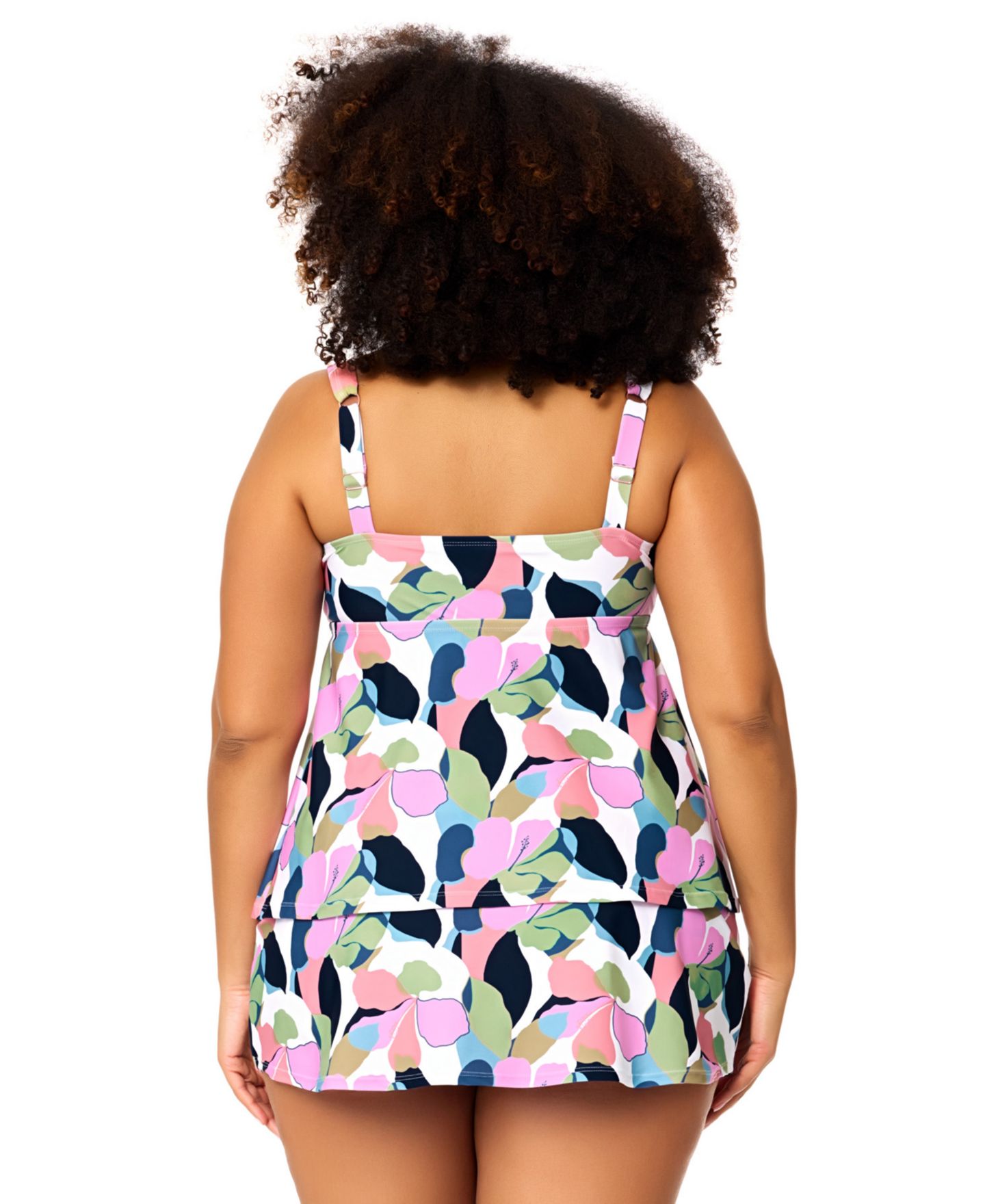 Верх бикини Tankini — Raisins Curve, цвет: Белый разноцветный — фото 2