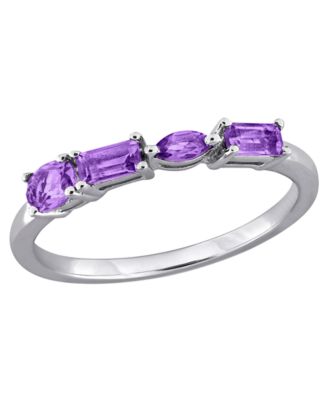 Amethyst (3/8 ct. t.w.) Ring in Sterling Silver (Also Available in Blue Topaz)