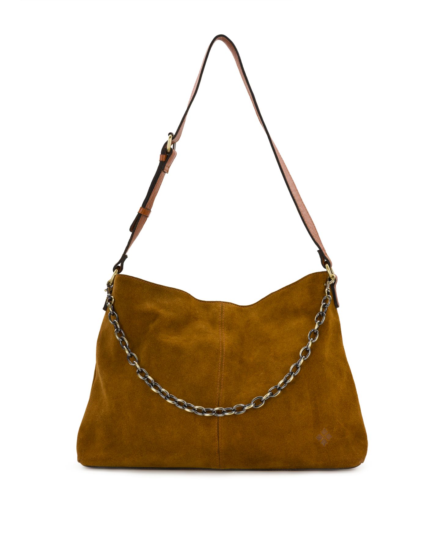Женская сумка Patricia Nash Liora Large Suede Slouchy Tote Handbag, цвет: Коньячный — фото 2