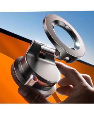 MagSafe Car Mount, Magnetic Phone Holder for Car, Strong Suction Cup Dashboard Mount with 360degree(s) Rotation, Compatible with iPhone Models
