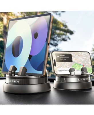 360degree(s) Dashboard Phone Holder for Car, Rotating Cell Phone Mount with One-Hand Operation, Stable Non-Slip Base for iPhone, Samsung