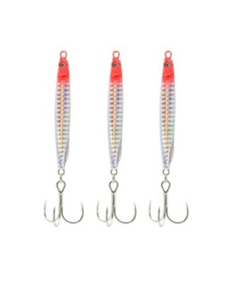 3pcs Saltwater Fishing Jigs Spoons Striped Bass Pompano Mackerel Bluefish