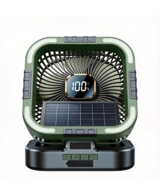 Personal Fan LED Lantern 270 degree(s) Rotation USB Desk Hook Camping 20000mAh