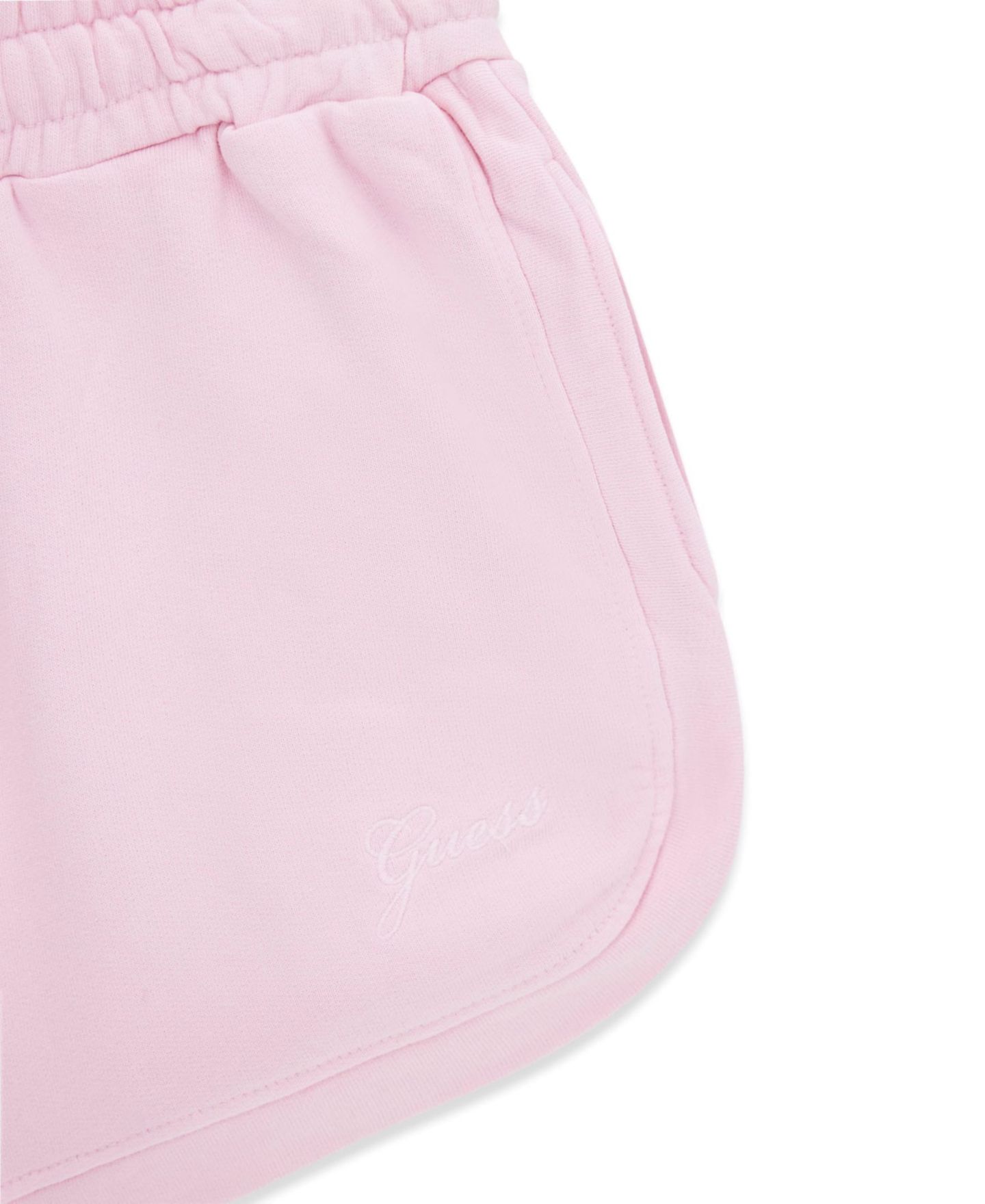 Шорты GUESS Garment Dye Pull-On Shorts для девочек, цвет: Розовый — фото 3
