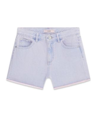 Girls' 7-16 Overdye Denim Shorts