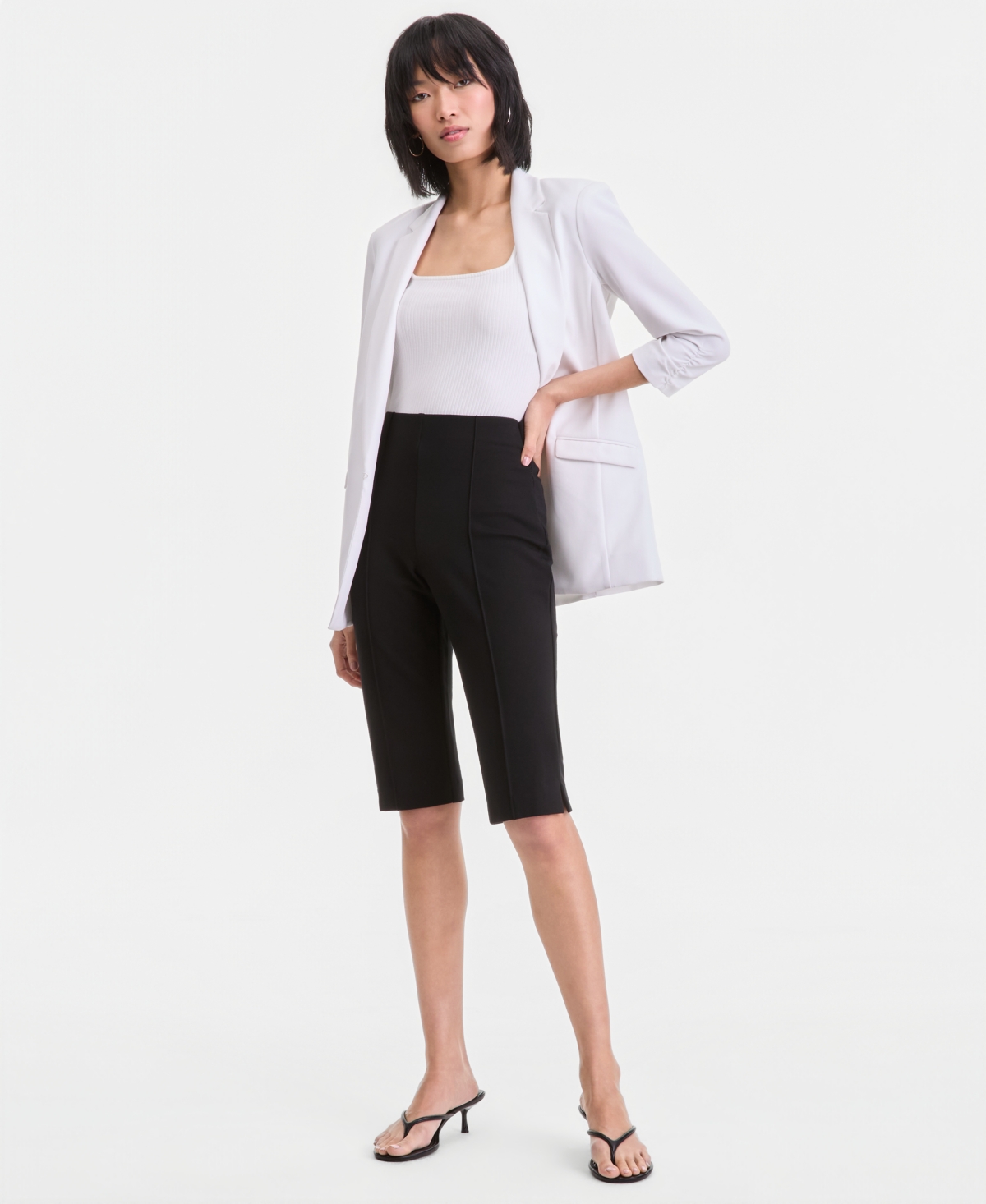 I.n.c. International Concepts Women's High Rise Skinny Capri Pants, Macy's Exclusive