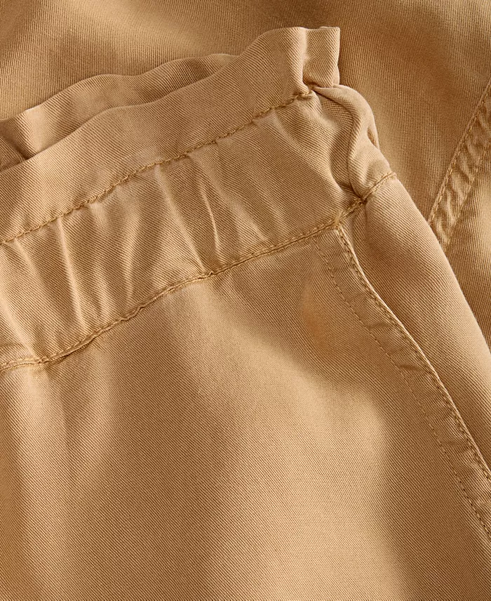 Women's Pull On Paperbag Cargo Wide Leg Pants - thumbnail 10
